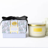 8 Oak Lane | Hydrangea 3-Wick Boxed Soy Wax Candle