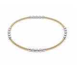 Erin Gray | The Hamptons Mixed Metal 2x3 Beaded Bracelet
