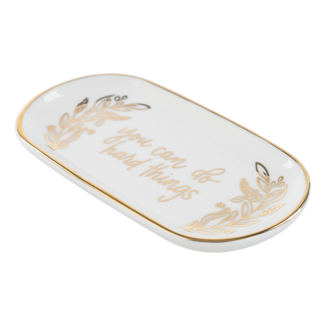 Glory Haus | You Can Do Hard Things Trinket Tray