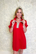 Mary Square | Andie Dress in Red