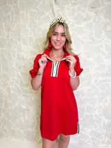 Mary Square | Andie Dress in Red