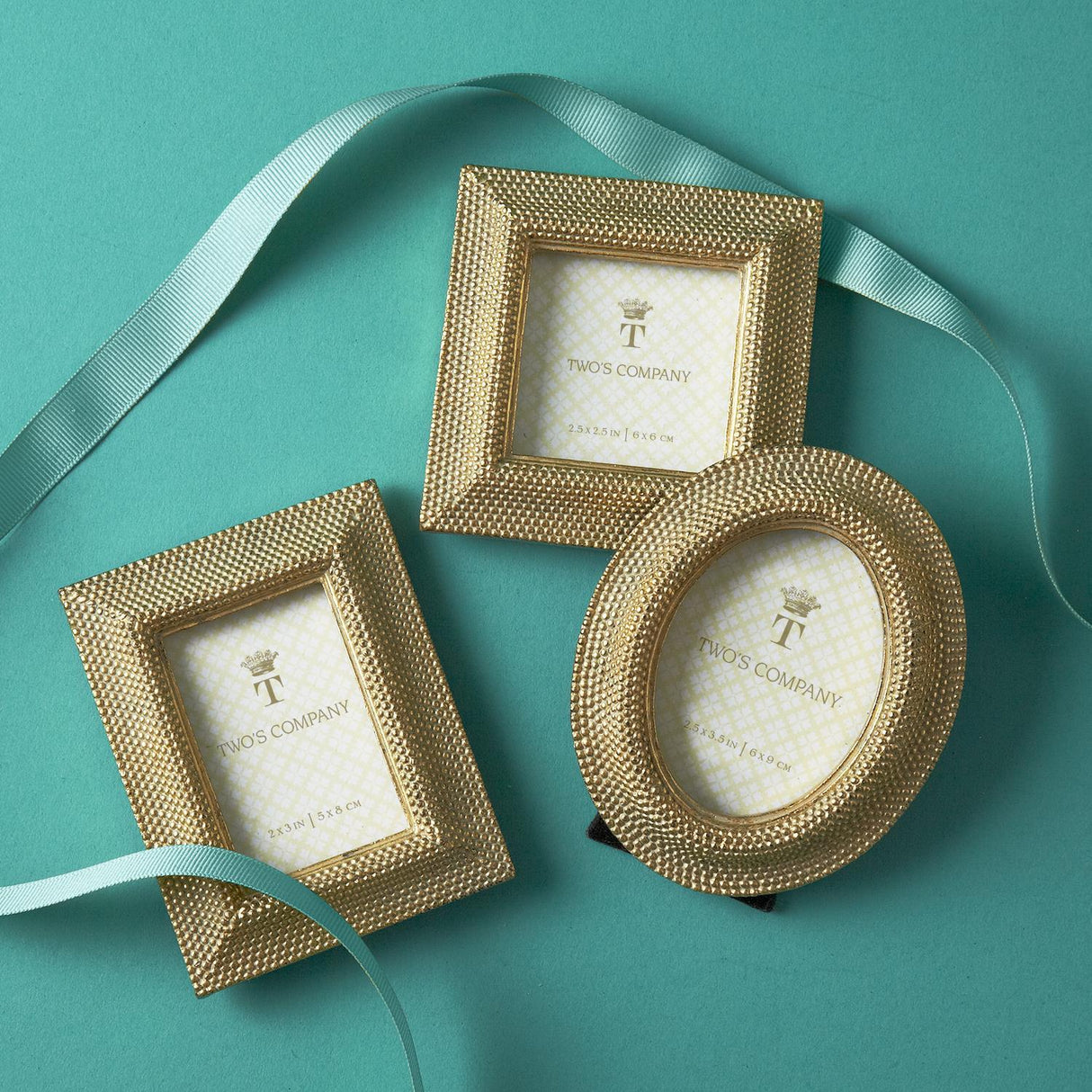 Two's Company | Golden Dots Photo Frame