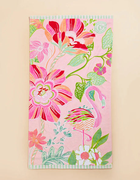 Spartina | Beach Towel Flamingo Pineapple