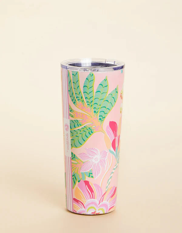 Spartina | Stainless Steel 22 oz. Tumbler Flamingo Pineapple