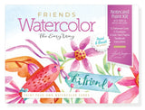 Friends Watercolor The Easy Way: Notecard Paint Kit with Paint and Brush Included
