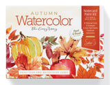 Autumn Watercolor The Easy Way : Notecard Paint Kit with Paint and Brush Included