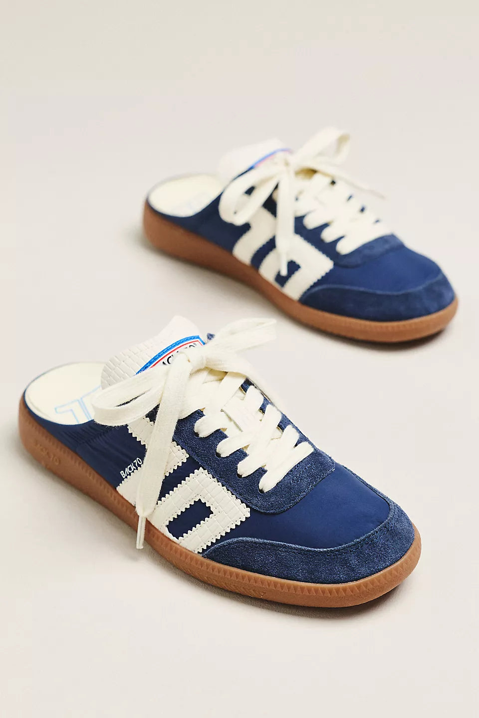 Back 70 | Easter Backless Sneakers in Navy