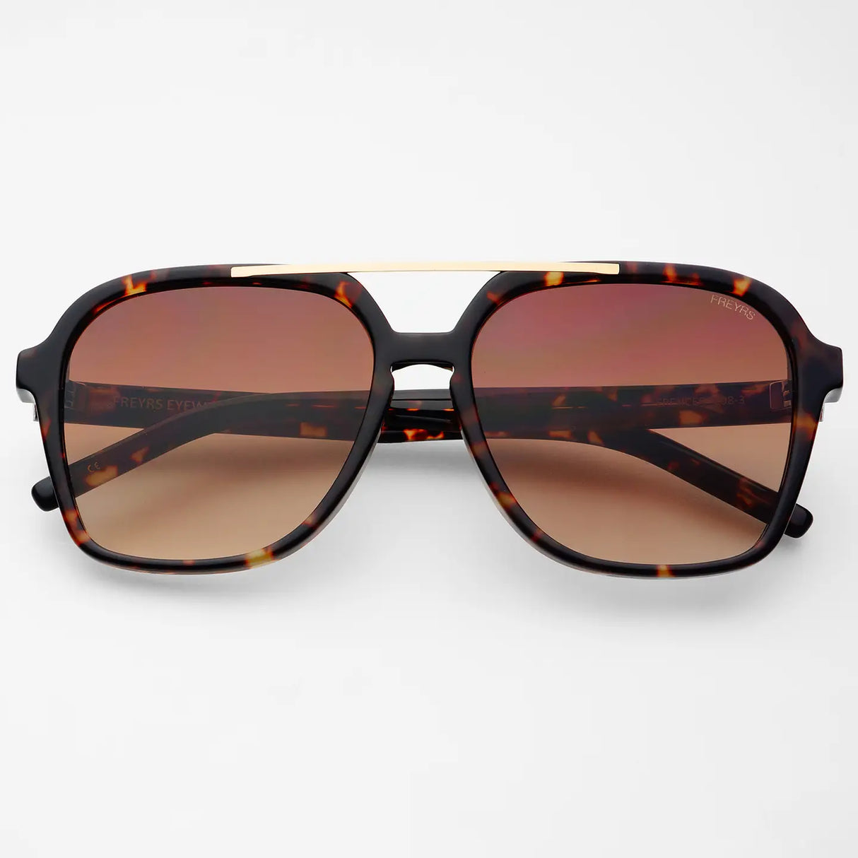 Freyrs | Spencer Unisex Aviator Sunglasses - Brown
