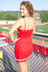 The Stadium Sweetheart Mini Dress