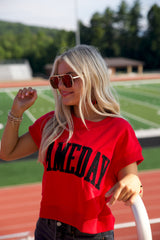 Gameday Boxy Cropped Terry Top