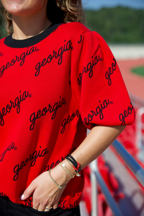 The Athens Script Sweater