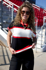 The Red Zone Sweater Top