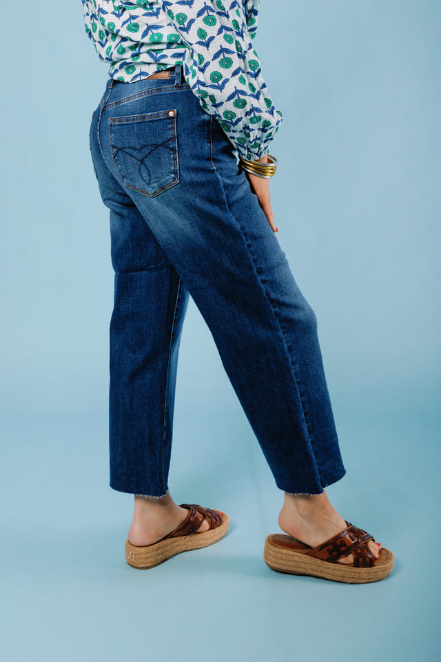 Judy Blue | High Waist Crop Wide Leg Jean