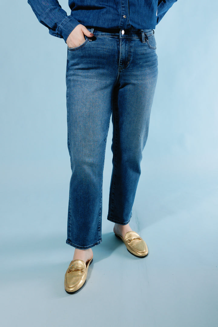 Liverpool | Kennedy Crop Straight Jeans