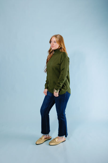 Metric Knits | Mock Neck Pullover (Final Sale)