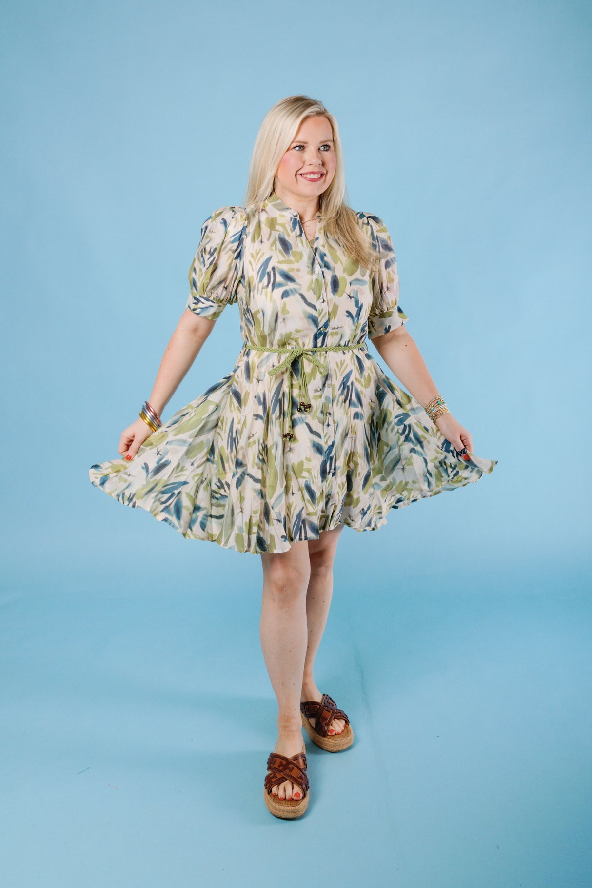 Leaves You Breathless Mini Dress