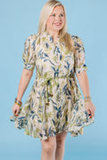 Leaves You Breathless Mini Dress