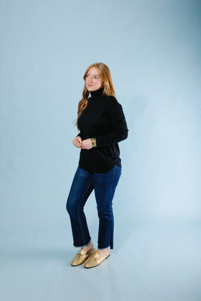 Metric Knits | Mock Neck Pullover (Final Sale)