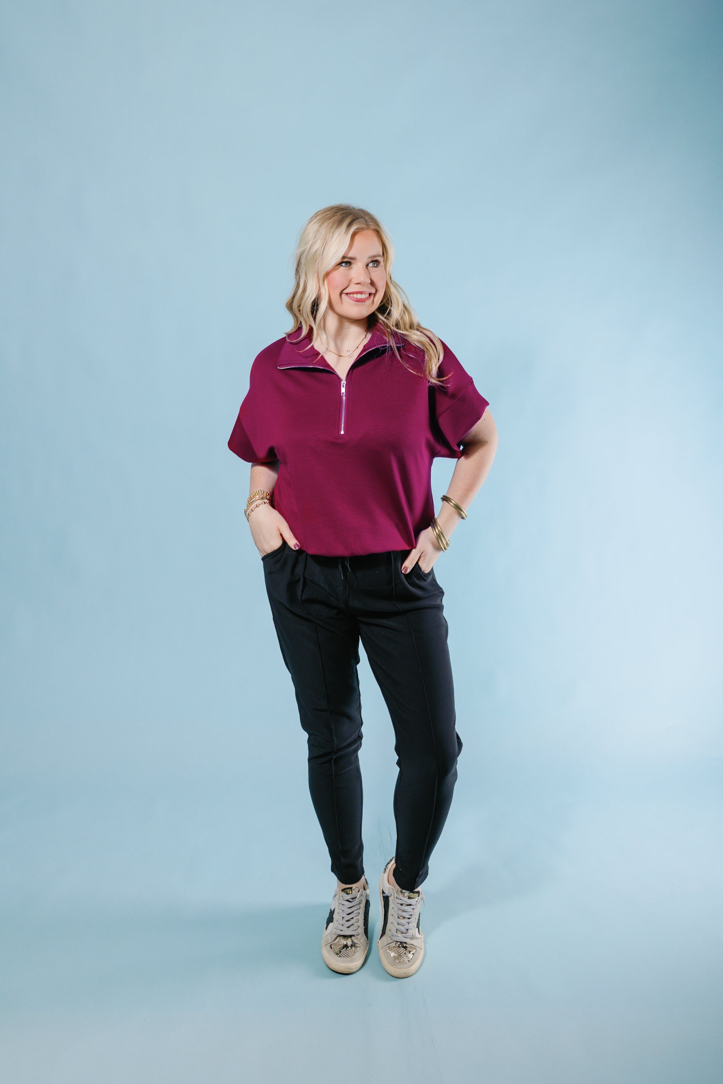 Cloud Nine Half-Zip Top