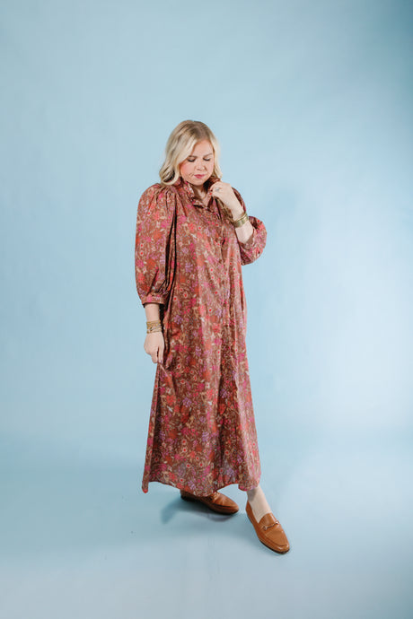 Meadow Trail Midi Dress