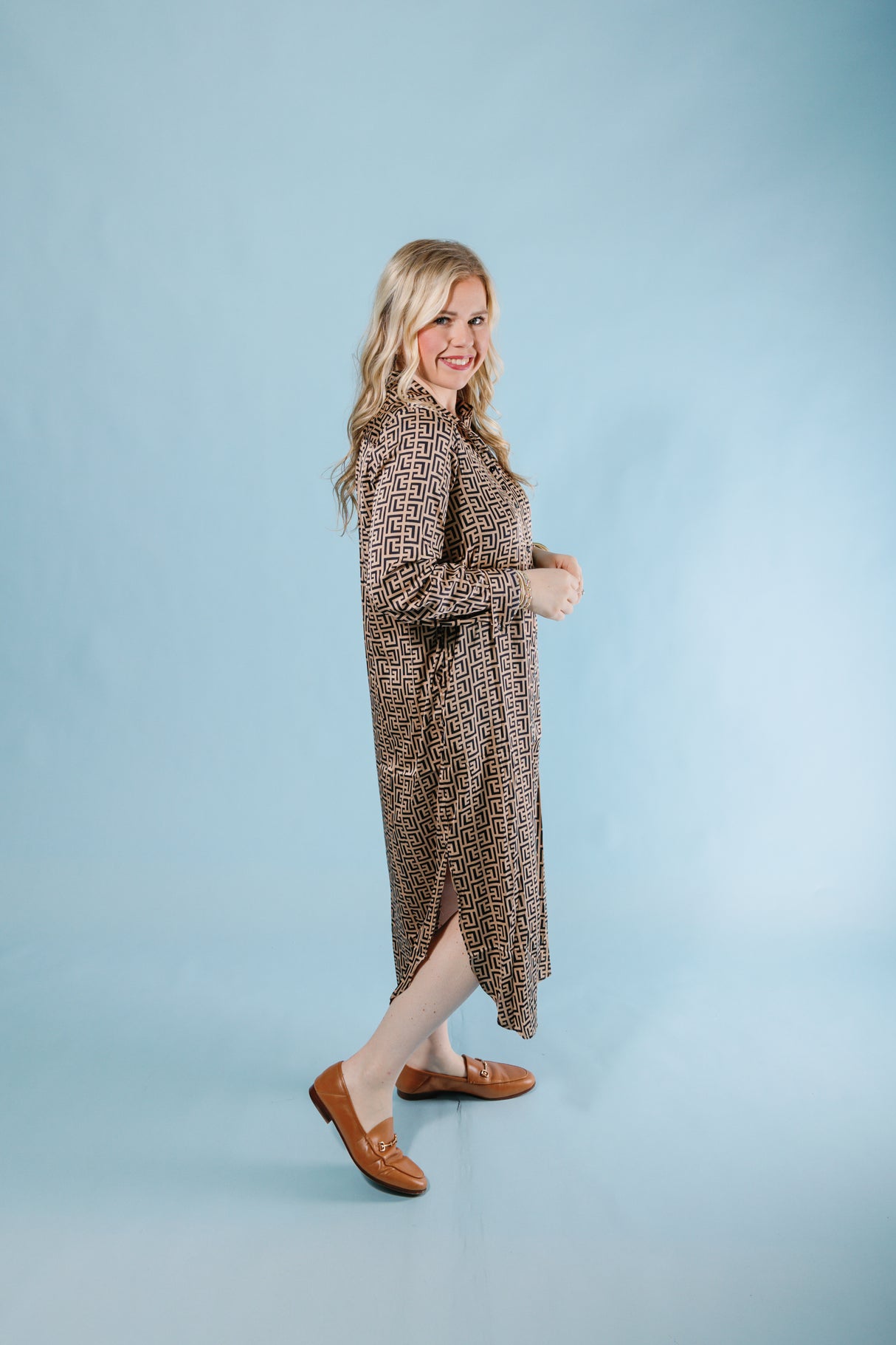 The Mylah Button Down Maxi Dress