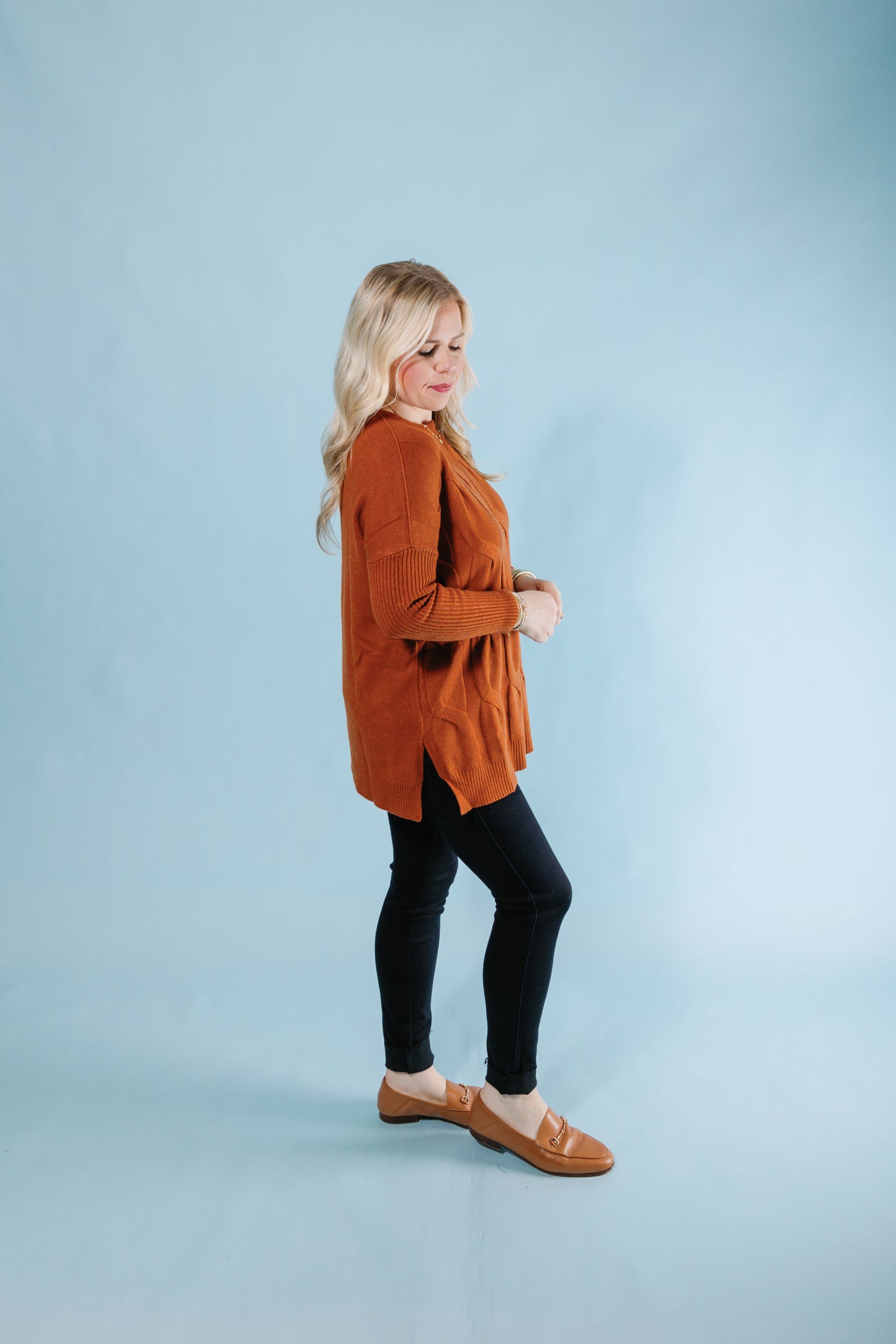 The Heavenly-Luxe Relaxed Cable Knit Sweater