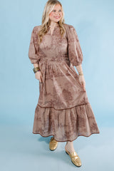 I love you a Latte Midi Dress