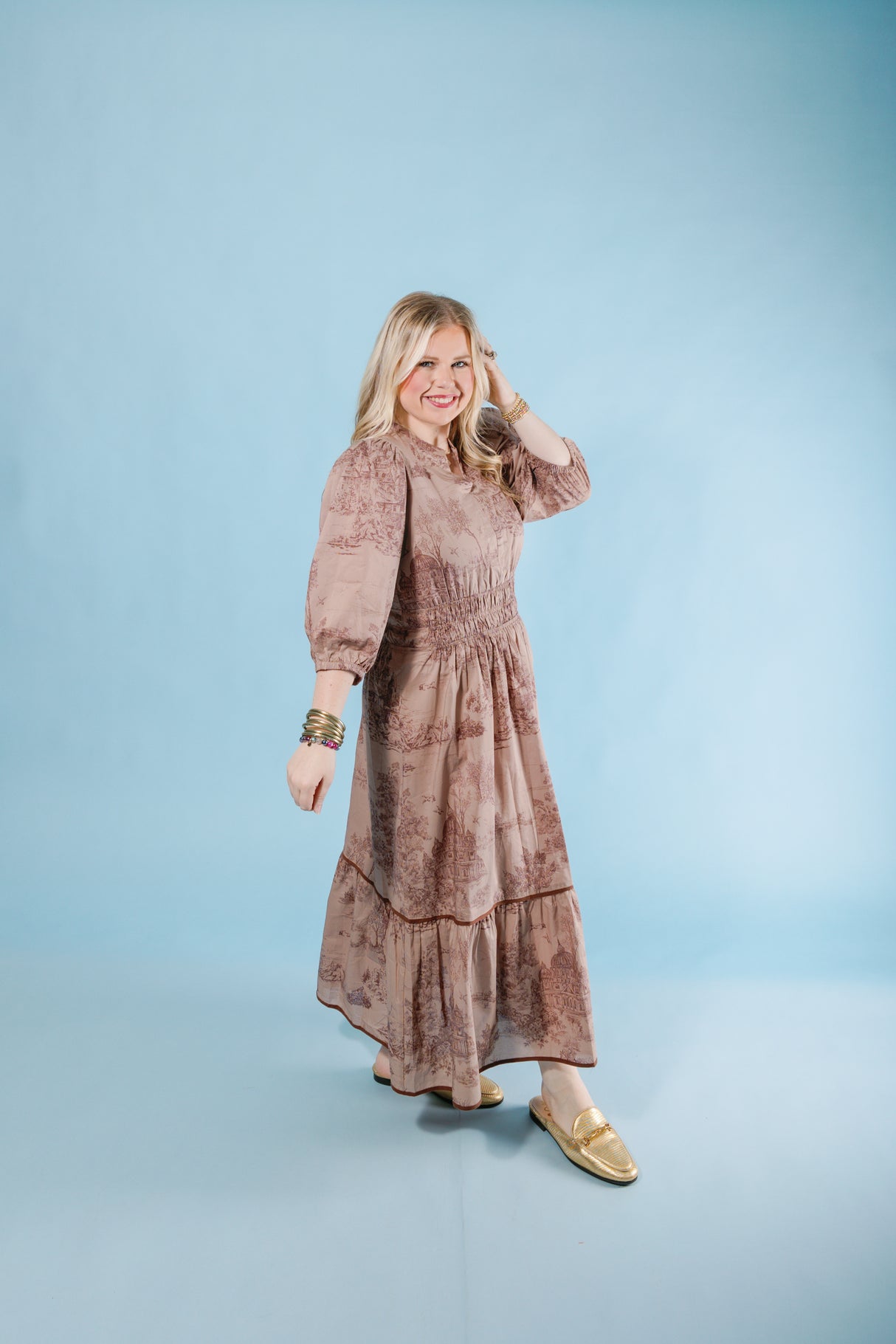 I love you a Latte Midi Dress