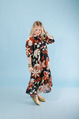 The Rusty Floral Midi Dress