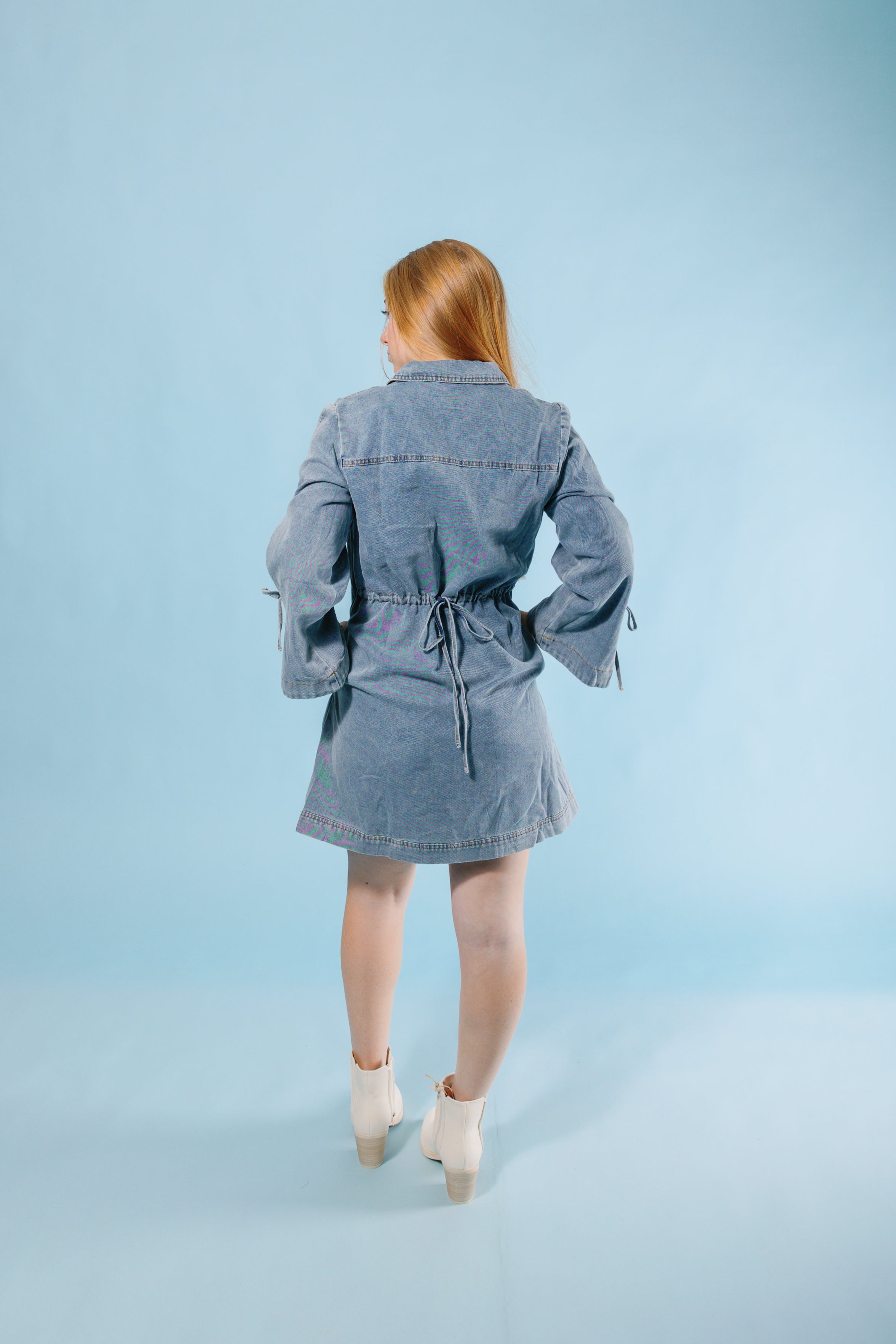 Own the Night Denim Mini Dress