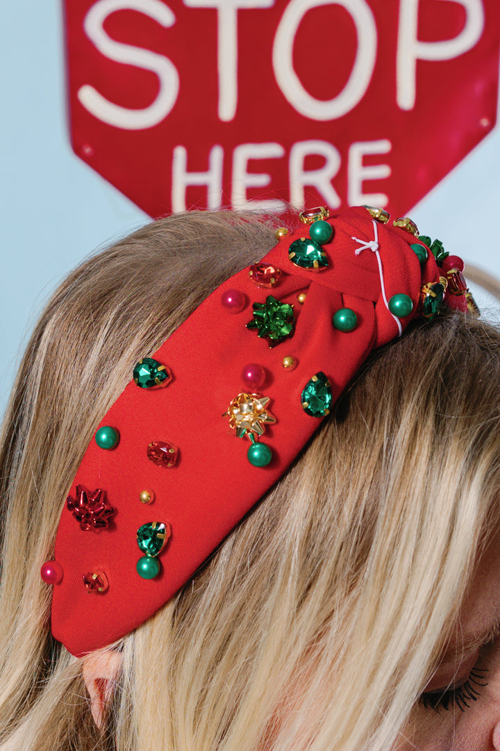 Christmas Bow Headband