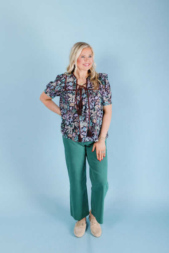 Botanical Blooms Blouse