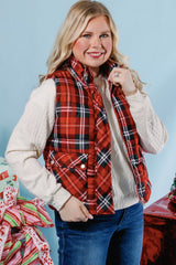 The Plaid Puffer Vest