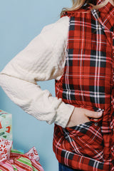 The Plaid Puffer Vest