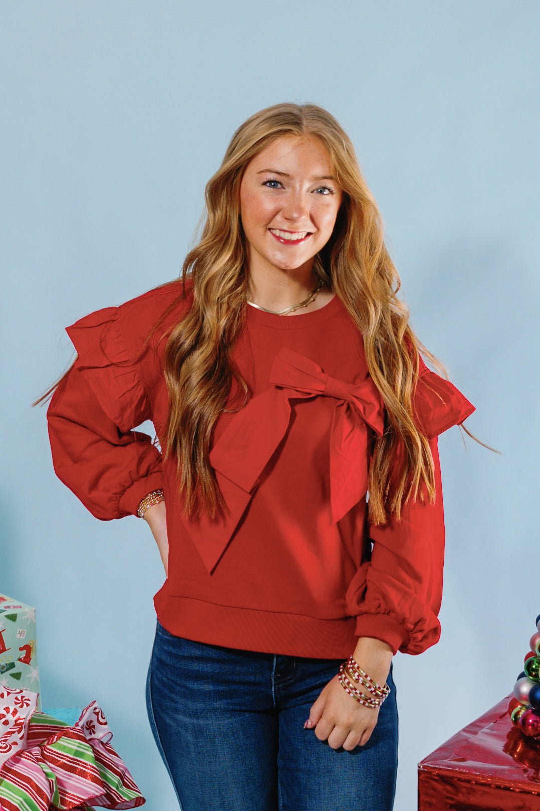 The Wrapped in a Bow Top