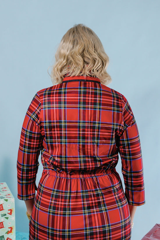 Twist & Shout Tartan Dress