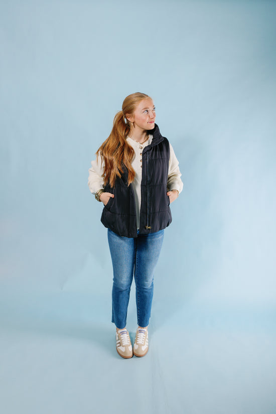 Pop of Fall Puffer Vest