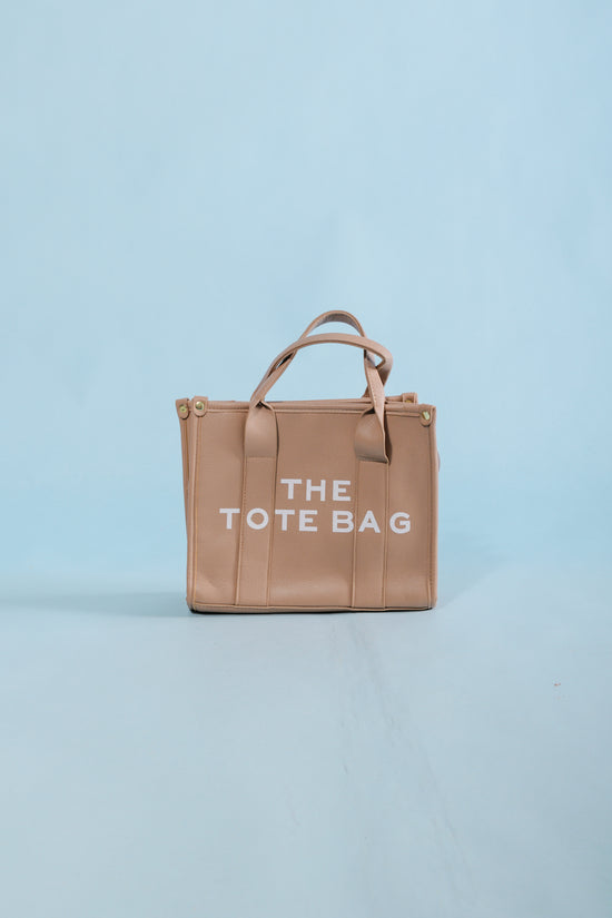 Faux Leather Tote Bag