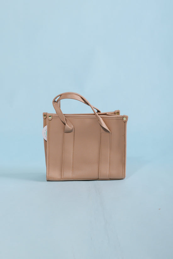 Faux Leather Tote Bag