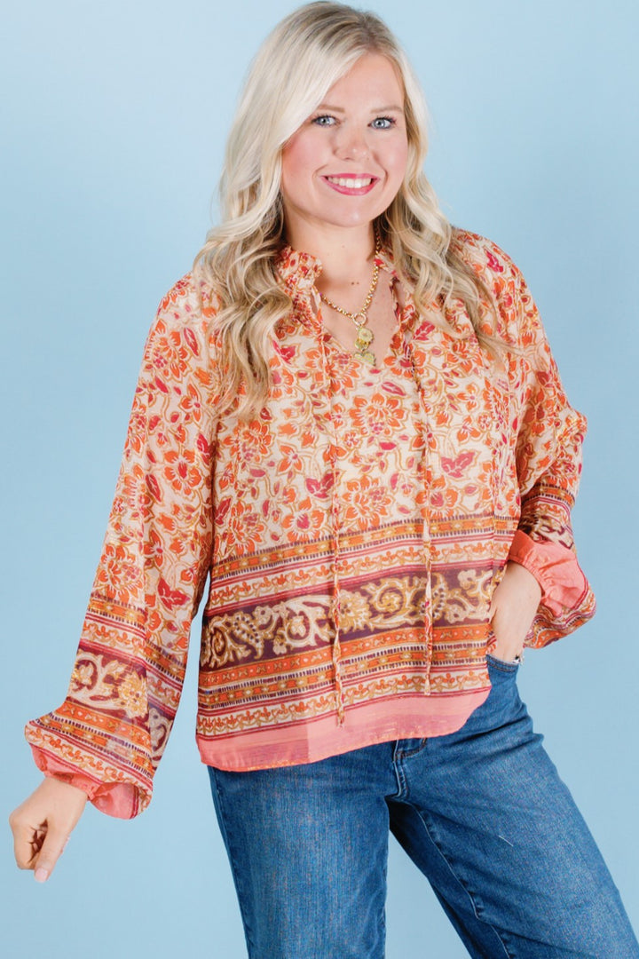 The Fall Blooms Blouse