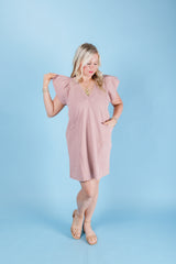 The Rusty Fall Mini Dress