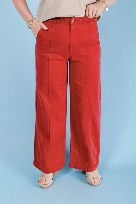 The Rustic Wide Leg Pants