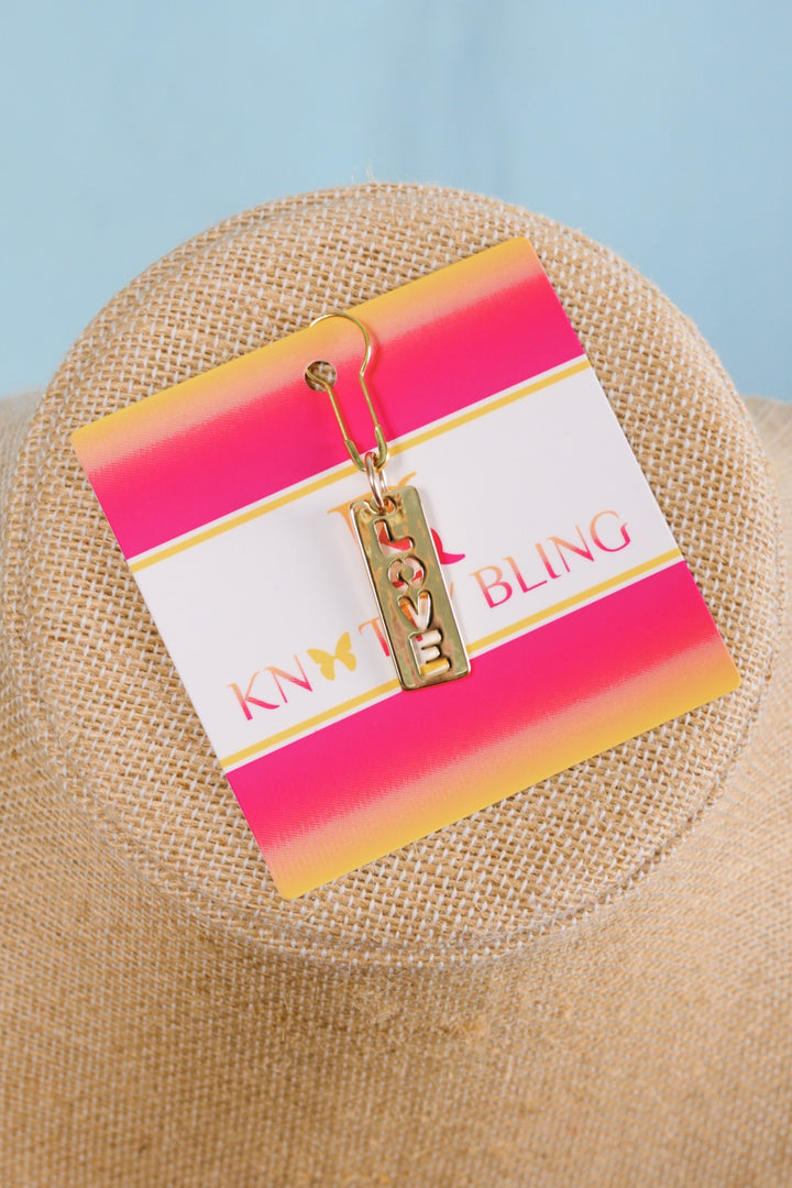 Knotty Bling | Small Love Bar Charm