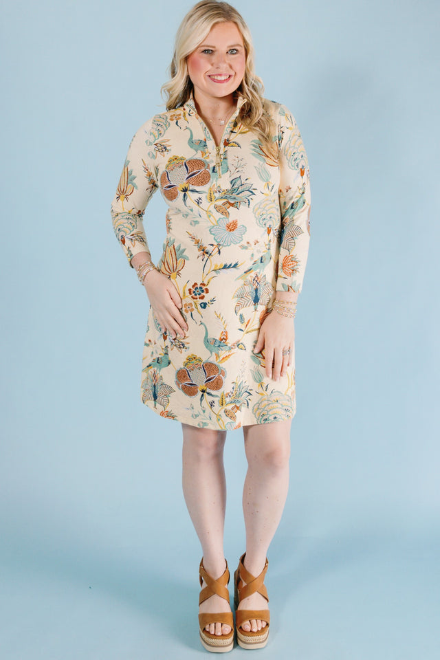 Spartina | Nora Half Zip Dress