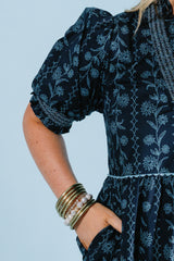 The Midnight Blooms Mini Dress - RESTOCK!