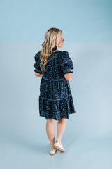 The Midnight Blooms Mini Dress - RESTOCK!