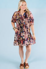 The Fall Bouquet Mini Dress