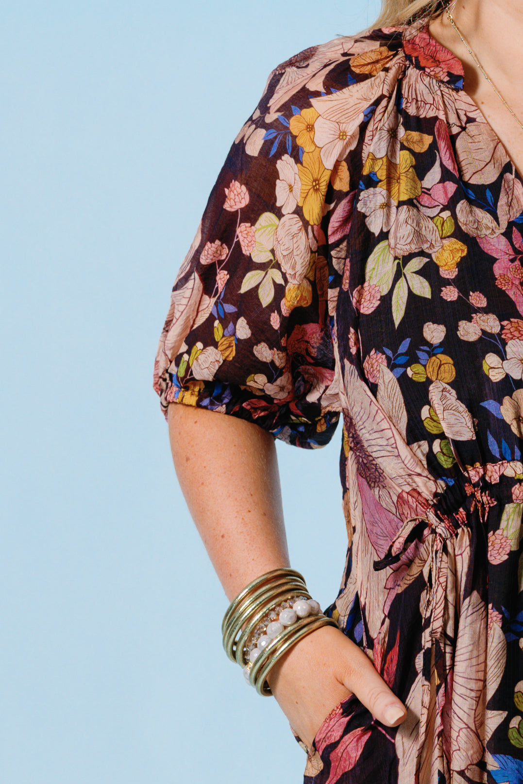 The Fall Bouquet Mini Dress