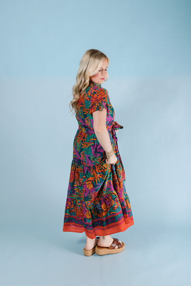 J. Marie | The Asher Button Up Midi Dress