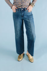 Olivia Wide Leg Ankle Jean